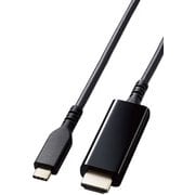 USB Type-C to HDMI 変換 ケーブル 1m 4K 60Hz 断線に強い 高耐久 ミラーリング マルチディスプレイ対応 ブラック MPA-CHDMIS10BK