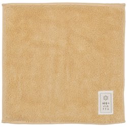ミニタオル 25×25cm 綿雪のようなタオル ベルベットカラー オレンジ WYT35101OR