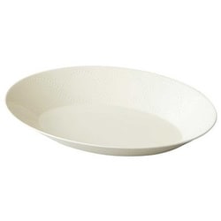 プレート 26cm プラスチック プンティーノ Puntino オーバルプレート 皿 食器 洋食器 日本製 ホワイト T-96331