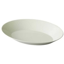 プレート 26cm プラスチック プンティーノ Puntino オーバルプレート 皿 食器 洋食器 日本製 グリーン T-96333