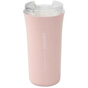 タンブラー 385ml ココポット ふた付き おしゃれ ボトル プラスチック 日本製 ベビーピンク T-86370