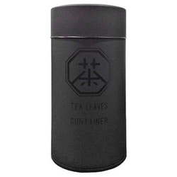 茶筒 63 ロクサン 茶筒 200ml ブリキ ブラック 0708-002