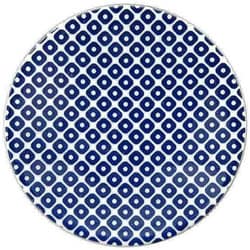 プレート 10cm 豆皿 鹿の子絞り ロクサン 63 mamezara 磁器 皿 食器 和食器 日本製 ネイビー 0715012