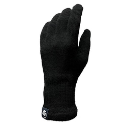 新品未使用【BATONER/バトナー】ニットグローブ 手袋 ブラック