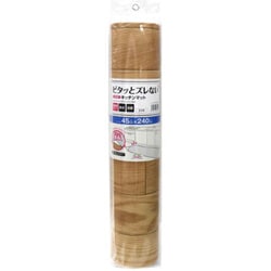 キッチンマット 240cm 吸着キッチンマット 木目 拭ける 吸着 滑らない 45cm×240cm ライトブラウン SEKM-4020