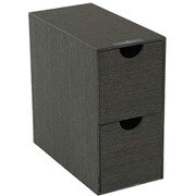 収納ボックス ミニ収納BOX バスク BOSK 卓上 収納 引出 ブラック