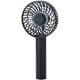 FAN-U231GY [携帯 扇風機 ハンディ 卓上 USB 充電式 最大9時間動作 バッテリー内蔵 2000mAh コンパクト 5段階風量調節 ボタンスイッチ ハンドストラップ スタンド付 （ USB-A to micro-B ケーブル付属 ） 手持ち ダスティグレー]