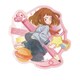 僕のヒーローアカデミア トラベルステッカー3 03. 麗日お茶子 [キャラクターグッズ]
