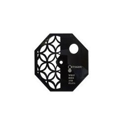 OC-PL-BK1-SIPPOU [OCTAGON FLAT PLATE for 2WAY STAND SIPPOU BLACK]