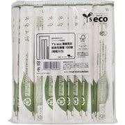 元禄 割り箸 紙 完封 植林 個包装 楊枝入り 100膳 20.3cm PK-025