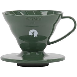 HARIO×キャプテンスタッグV60ドリッパーP01 コーヒードリッパー オリーブ UW-3576
