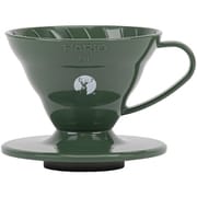 UW-3576 [HARIO×キャプテンスタッグ コーヒードリッパー V60 1～2杯用 日本製 オリーブ]