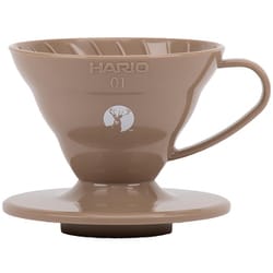 HARIO×キャプテンスタッグV60ドリッパーP01 コーヒードリッパー カーキ UW-3577
