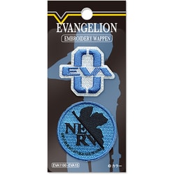 EVA1100 EVA15 [エヴァンゲリオン EVANGELION ワッペン 綾波レイカラー＆零号機]