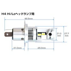 ヨドバシ.com - ブルコン Bullcon GLH-H4 [LEDヘッドランプ グロリアス