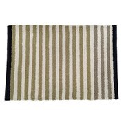 3077-03 [マリンボーダー FLOOR MAT ベージュ]