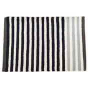 3077-07 [マリンボーダー FLOOR MAT ネイビー]