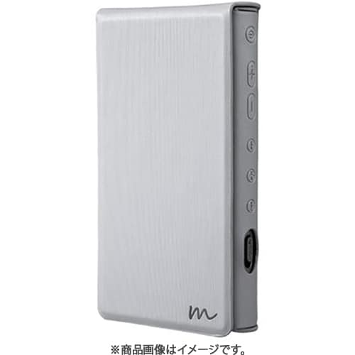 musashino LABEL ムサシノレーベルWalkman（ウォークマン） NW-A300シリーズ用 フラップタイプ ソフトレザーケース シルバー CP-NWA300LC1/SΩ