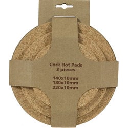 ラウンドオーブンウェアマット 3枚組