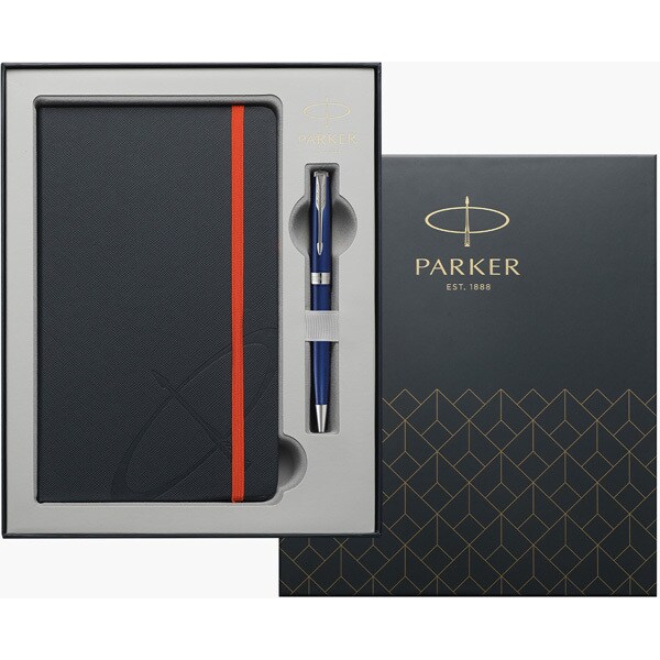 パーカー PARKER1950889 ノートセット [パーカー PARKER オリジナルノート付き ギフトセット ソネット ブルーラッカーCT ボールペン 1950889]Ω