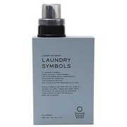 ディスペンサー 詰め替えボトル LAUNDRY SYMBOLS 洗濯用品 ブルー