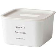 保存容器 パッキン付き 600ml APUA アプア ホワイト