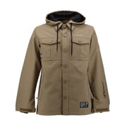 ツーウェイミリタリーシャツジャケット Twoway Militaly Shirts Jacket VPMJ1041 カーキ Lサイズ [スノーボード ウェア ジャケット ユニセックス]