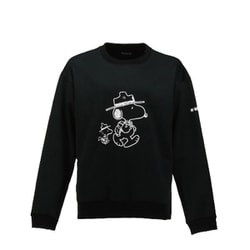Peanuts Collaboration Crew SNMS2027 BK(ブラック) Lサイズ [アウトドア スウェット メンズ]