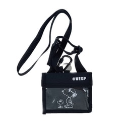 ピーナッツコラボレーション パスケース Peanuts Collaboration Passcase SNPC1001 ブラック [チケットホルダー パスケース]
