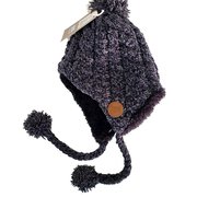 トランスクート イヤーカバービーニー TRANSCOOT EAR COVER BEANIE TRB1008 チャコールグレー [ニットキャップ ビーニー]