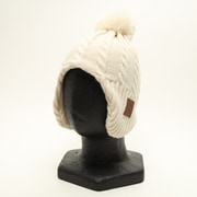 トランスクート イヤーカバービーニー TRANSCOOT EAR COVER BEANIE TRB1010 アイボリー [ニットキャップ ビーニー]