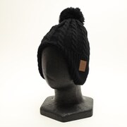 トランスクート イヤーカバービーニー TRANSCOOT EAR COVER BEANIE TRB1010 ブラック [ニットキャップ ビーニー]