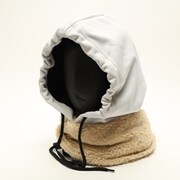 トランスクート ミックスファブリックフードウォーマー TRANSCOOT MIX FABLIC HOOD WARMER TRH1002 アイボリー [ネックウォーマー]
