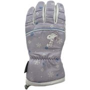 ピーナッツコラボレーション ジュニアグローブ PEANUTS COLLABORATION JR GLOVE SNJG1014 ラベンダー JMサイズ [スキー スノーボード グローブ  ジュニア]