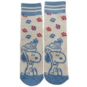 ピーナッツコラボレーション キッズソックス PEANUTS COLLABORATION KIDS SOCKS SNJK2008 ホワイト KFサイズ(14-18cm) [スキーソックス キッズ]