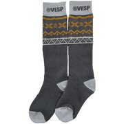 べスプジュニア ソックス VESP JR SOCKS VPJK1003 チャコールグレー JFサイズ(19-23cm) [スキーソックス ジュニア]