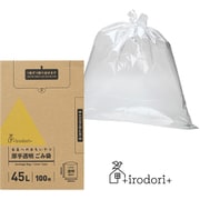 ごみ袋 未来へのおもいやり 厚手透明 ごみ袋 45L 100P