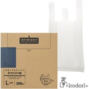 ポリ袋 未来へのおもいやり 手さげポリ袋 L 300P