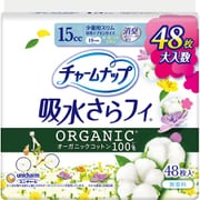 チャームナップ 吸水さらフィ オーガニックコットン 少量用 スリム 15cc 48枚入