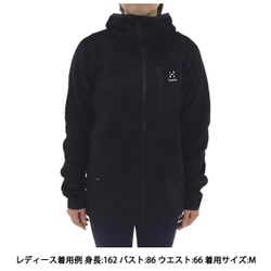 ヴァッシ ミッド フード Vassi Mid Hood Women 606826 True Black Lサイズ [スキー ミドルウェア レディース]