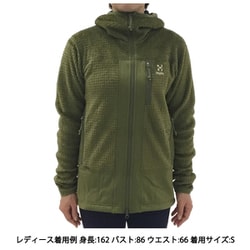 ヴァッシ ミッド フード Vassi Mid Hood Women 606826 Olive Green Mサイズ [スキー ミドルウェア レディース]