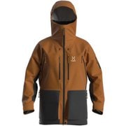 ヴァッシ ゴアテックス ジャケット Vassi GTX Jacket Men 606837 Golden Brown/True Black XLサイズ [スキーウェア ジャケット メンズ]