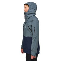 ジャケット PAROSH Women Outer D420418VI Blue Herno Women's Cape Woven Jacket with 3/4 Sleeves - Blue