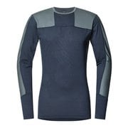ナチュラル ブレンド テック クルー ネック Natural Blend Tech Crew Neck Men 605089 Tarn Blue/Steel Blue Sサイズ [アウトドア アンダーウェア メンズ]