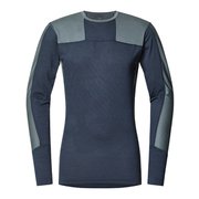 ナチュラル ブレンド テック クルー ネック Natural Blend Tech Crew Neck Men 605089 Tarn Blue/Steel Blue Lサイズ [アウトドア アンダーウェア メンズ]