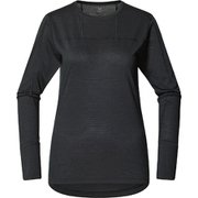 ナチュラル ブレンド テック クルー ネック Natural Blend Tech Crew Neck Women 605090 True Black Mサイズ [アウトドア アンダーウェア レディース]