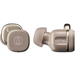 完全ワイヤレスイヤホン Bluetooth対応 カフェラテ ATH-SQ1TW2 CA