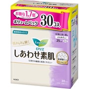 ロリエ しあわせ素肌 特に多い昼用 25cm 羽つき 30個入 [生理用ナプキン]