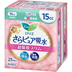 ロリエ さらピュア吸水 超吸収スリム 15cc 25枚 [吸水ライナー]