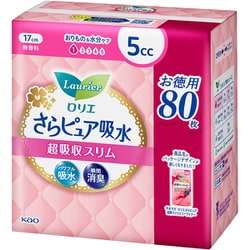 ロリエ さらピュア吸水 超吸収スリム 5cc 80枚 [吸水ライナー]